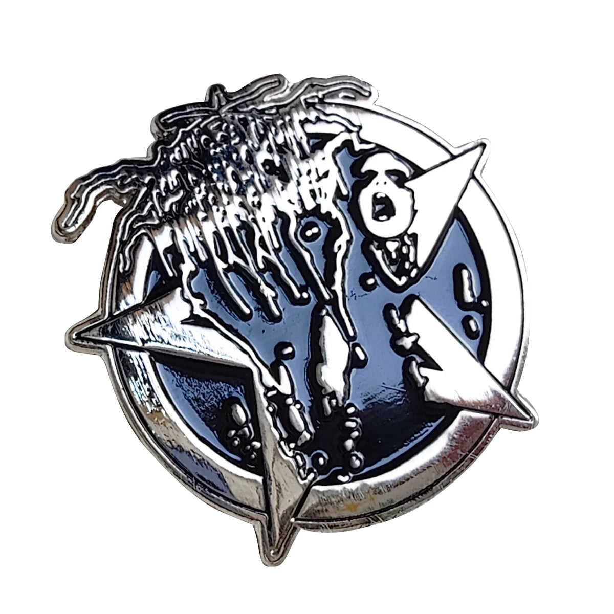 Fashion Band Rock DARKTHRONE Enamel Pin Lapel Brooch Metal Badge Jewellery Accessory