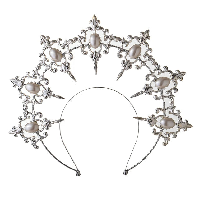 Gothic Vampire Goddess Sun Halo Headband Costume Accessory