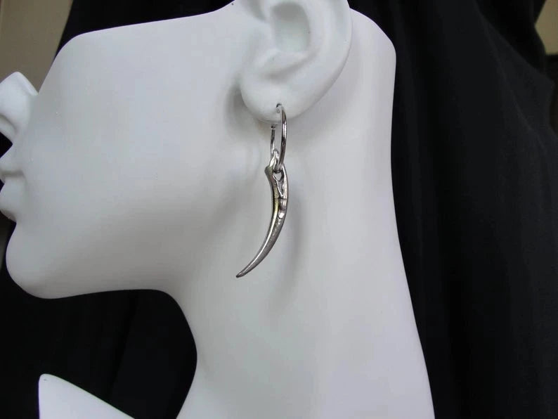 Gothic Halloween Vampire Fang Earrings