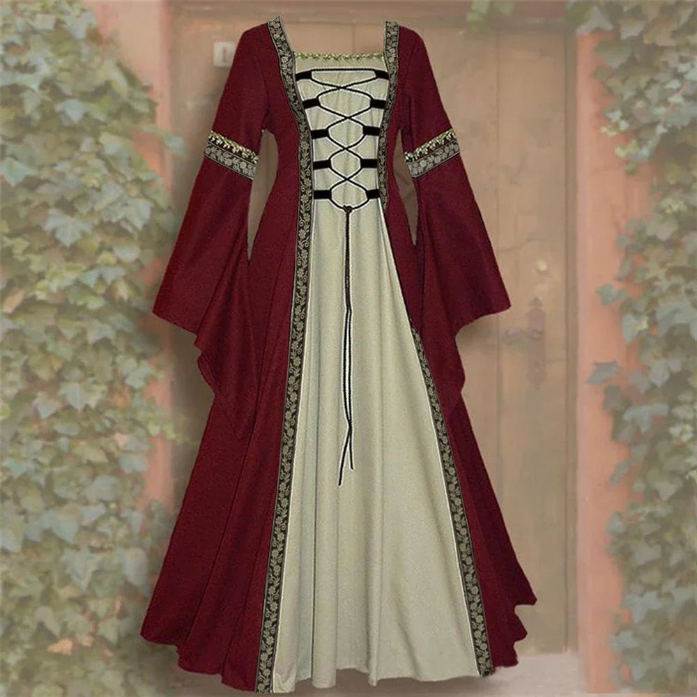 Medieval Renaissance Pagan Gown Princess Costume Court Dress