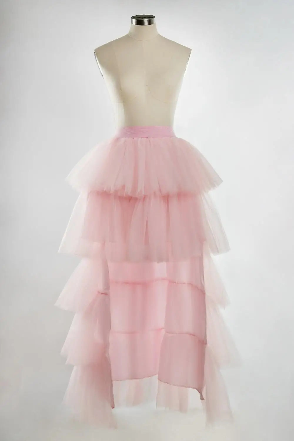 Gothic Long Layered Tulle Tutu Petticoat Skirt Costume