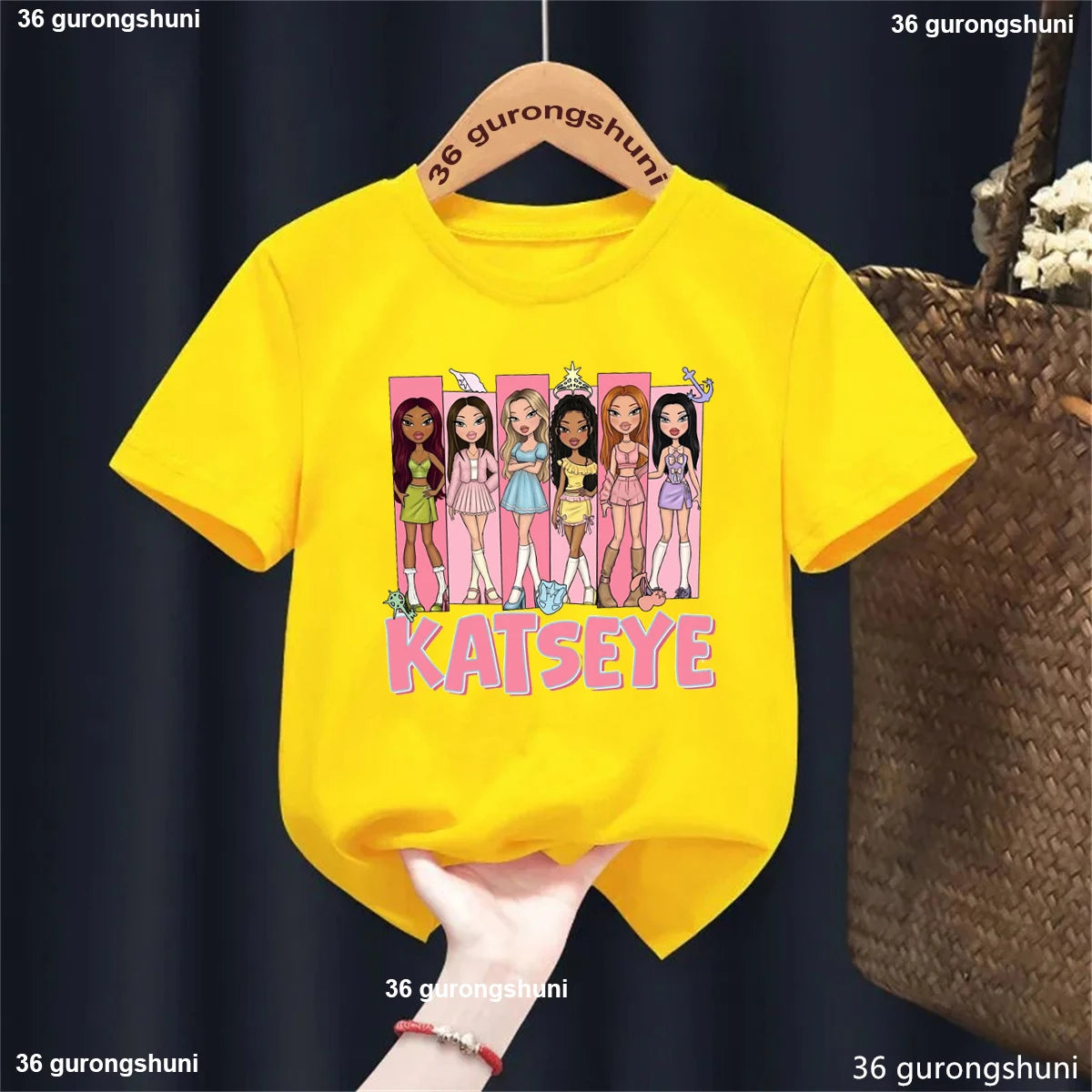 KATSEYE Music KPop Band Singer T-Shirt Boys/Girls Cute Kids K-Pop Clothes