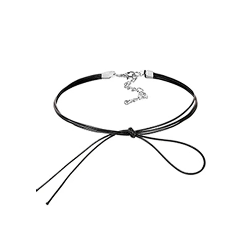 Goth Black Velvet Choker Necklaces Gothic Accessories