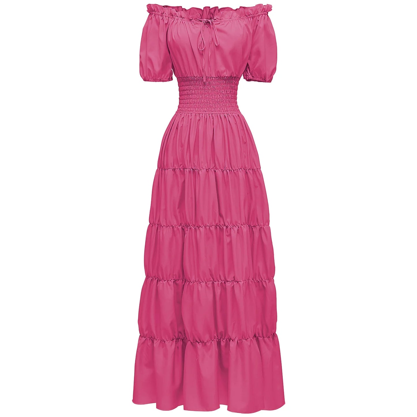 Medieval Renaissance Steampunk Maid Chemise Long Petticoat Dress