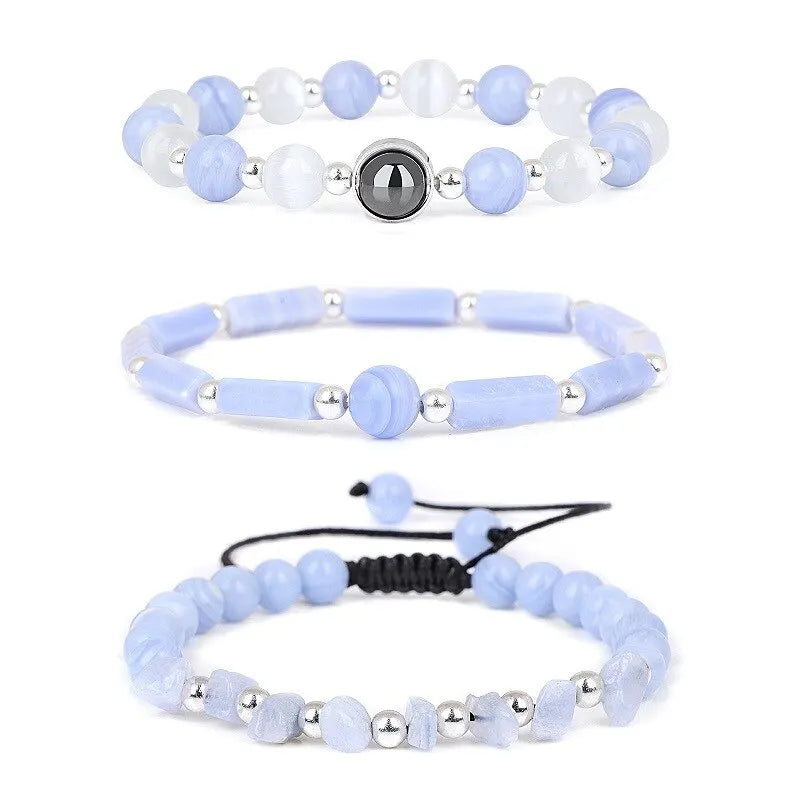 Crystal Energy Healing Amethyst Bracelet for Weight Loss, Yoga, and Meditation