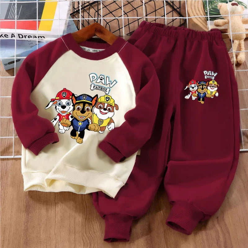Paw Patrol Kids Sport Clothes Sets Boys Tracksuit Joggers Jogging Trousers Chase Marshall