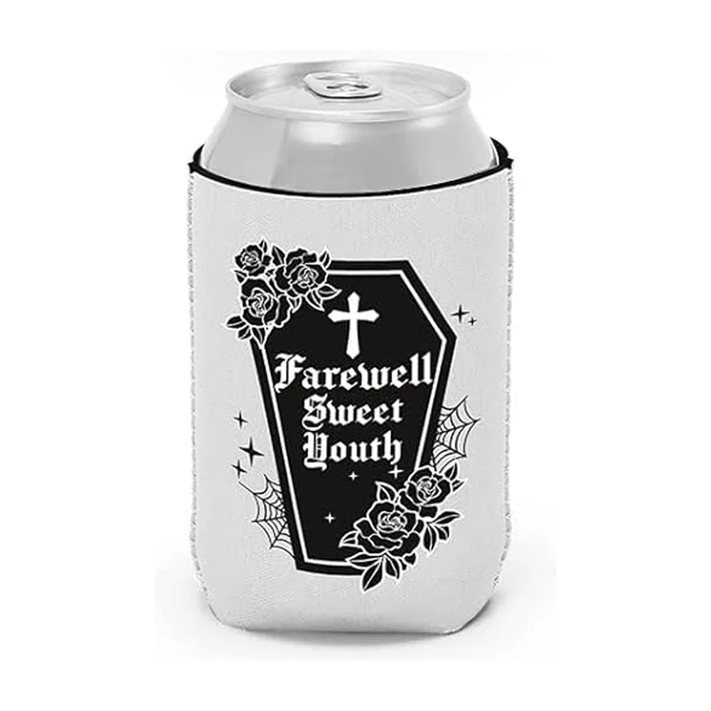 Gothic 30th Birthday Death to My 20s Party Decor Skull Can Drinks Cooler Present Gifts