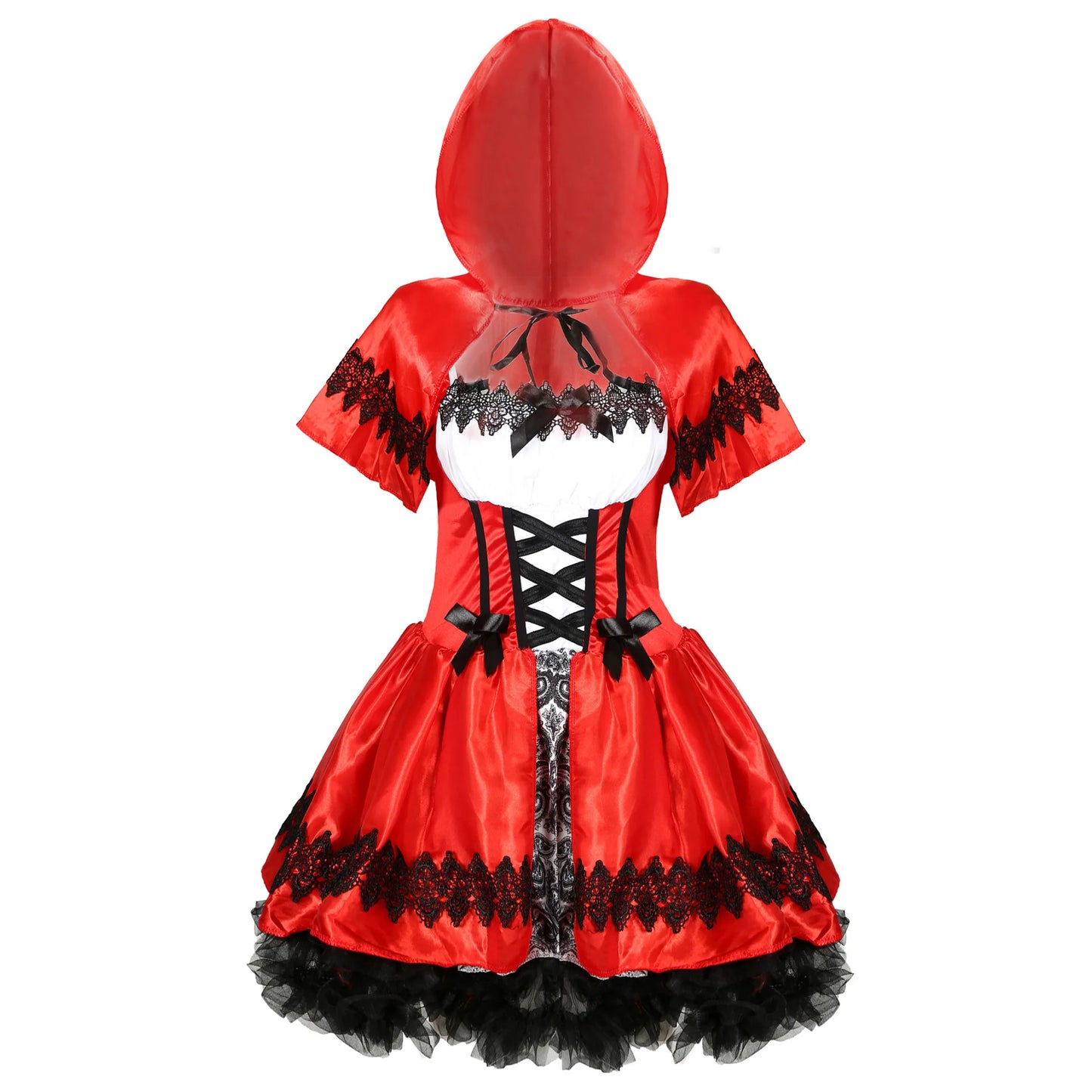 Sexy Ladies Adult Little Red Riding Hood Fancy Dress Costume