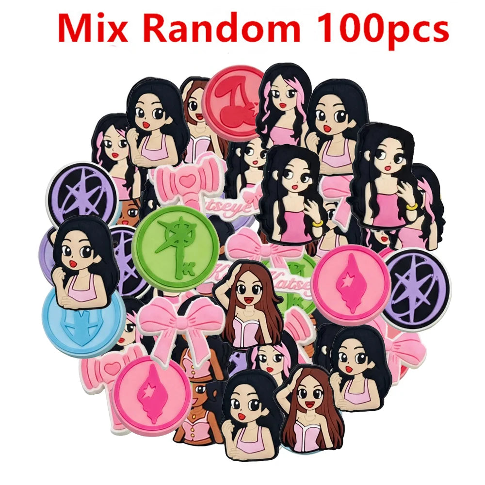 KATSEYE Shoe Croc Charms Clogs Accessories KPOP Merch Gifts