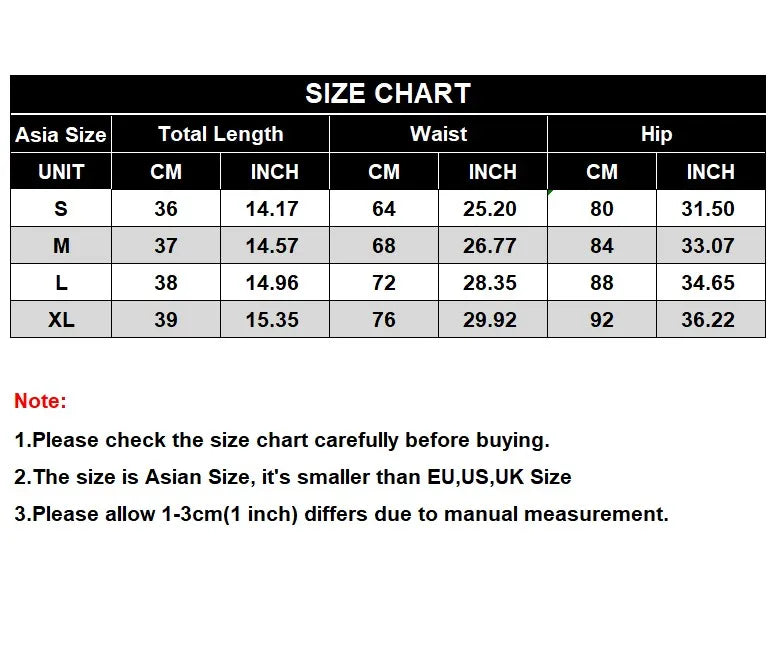 Punk Chain Belt Rock Emo Mini Skirt