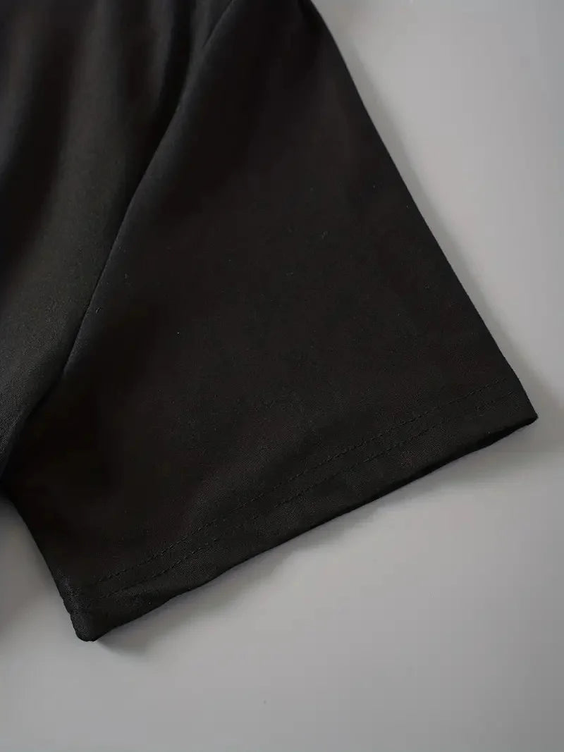 Gothic Clothing Female Summer Clothes Cute Emo Goth TShirt Skeleton Top