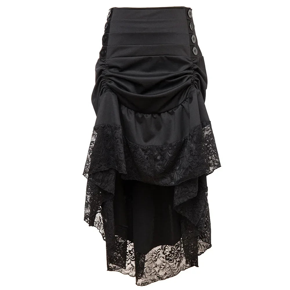 Steampunk Gothic Victorian Lace Skirt