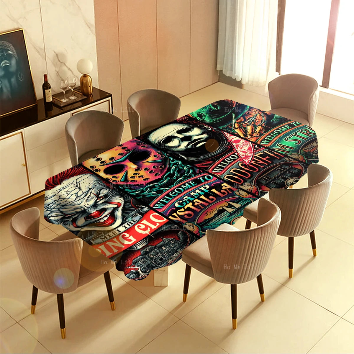 Ouija Boards Mystic Magic Rectangular Tablecloth