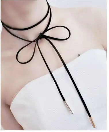 Goth Black Velvet Choker Necklaces Gothic Accessories