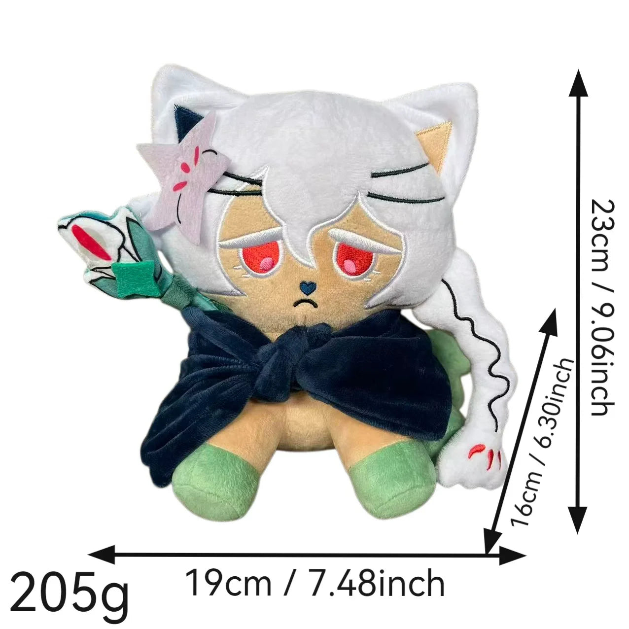 Shadow Milk Cookie Plush Burning Spice Cookie Run Kingdom Vanilla Gaming Plushie