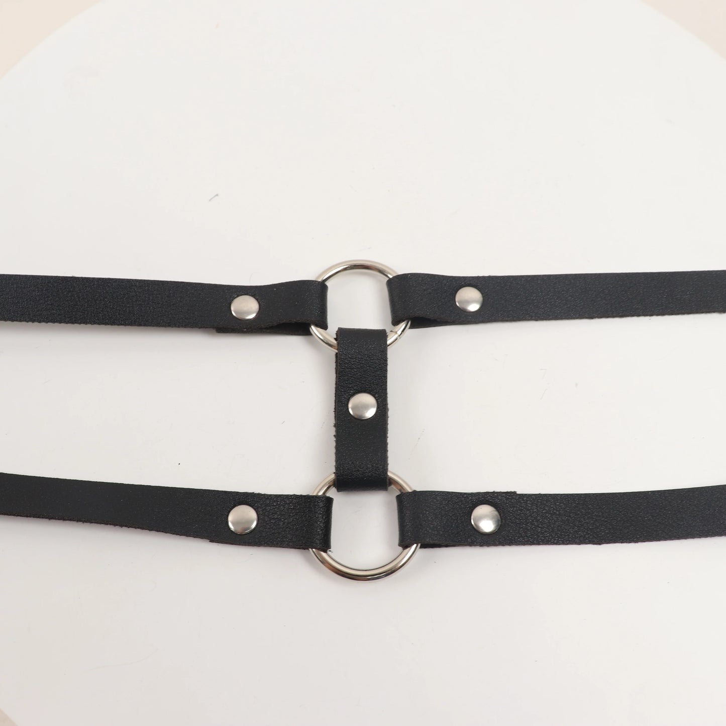 PU Leather Choker Punk Collar Bondage Goth Jewellery Metal Gothic Accessories