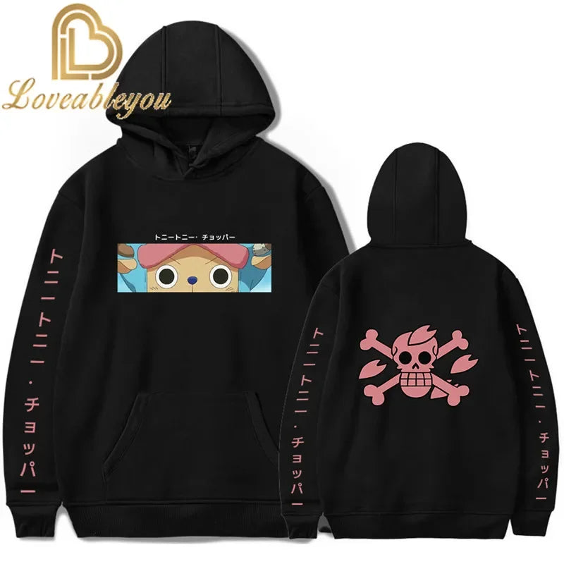 One Piece Manga Straw Hat Pirates Hoodie Sweatshirt Anime Monkey D. Luffy Merch