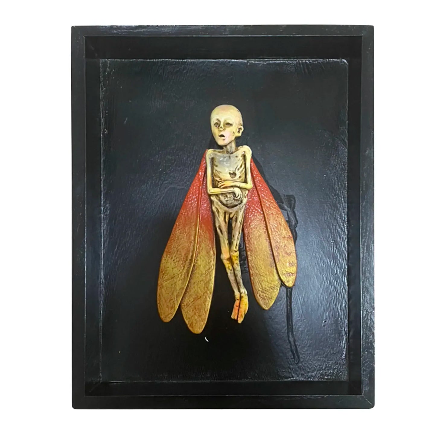 Gothic Mummified Fairy Skeleton Witchy Halloween Decor
