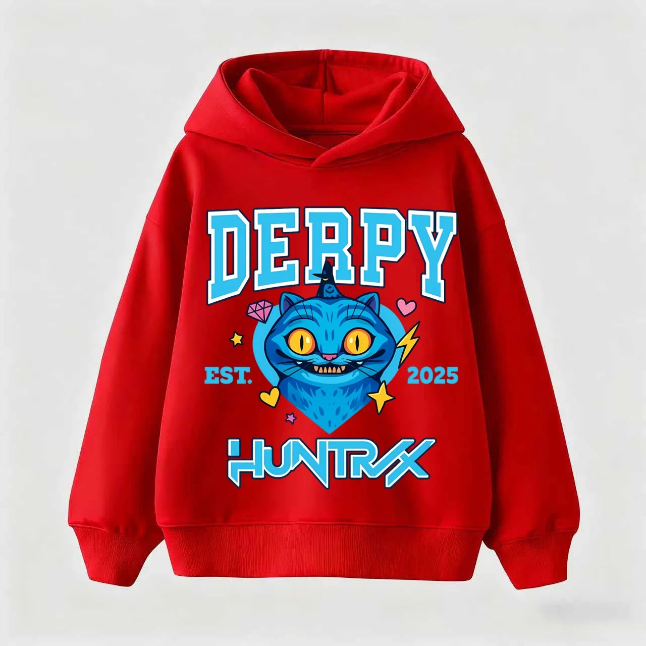 KPop Demon Hunter Hoodie Saja Boys Derpy Tiger Cartoon Girls Boy Hooded Sweatshirt K-pop Merch Gifts