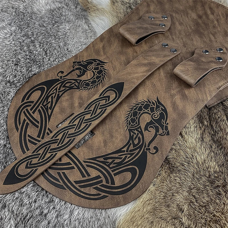 Unisex Steampunk Medieval Viking Punk Style Fanny Pack Belt Bag Saddle Bag Cosplay Prop