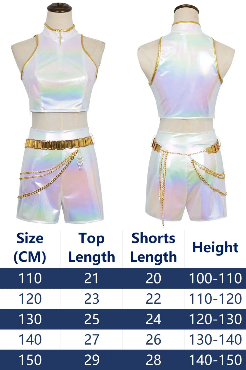 Kids Girls Kpop Demon Hunters Rumi Mira Zoey Huntrix Golden Cosplay Costume Childs Stage Fancy Dress