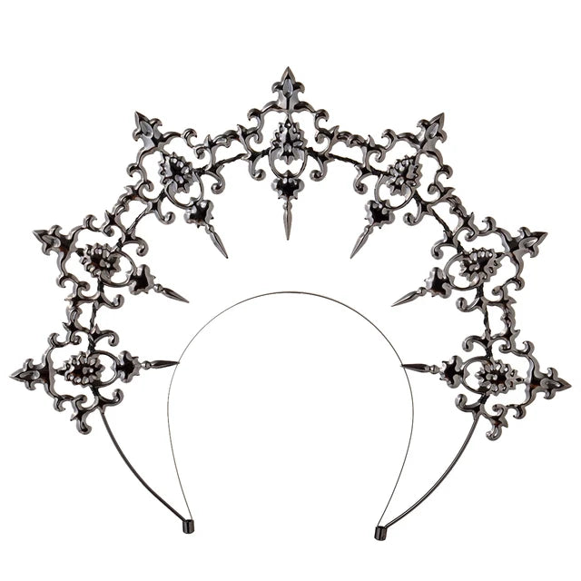 Gothic Vampire Goddess Sun Halo Headband Costume Accessory