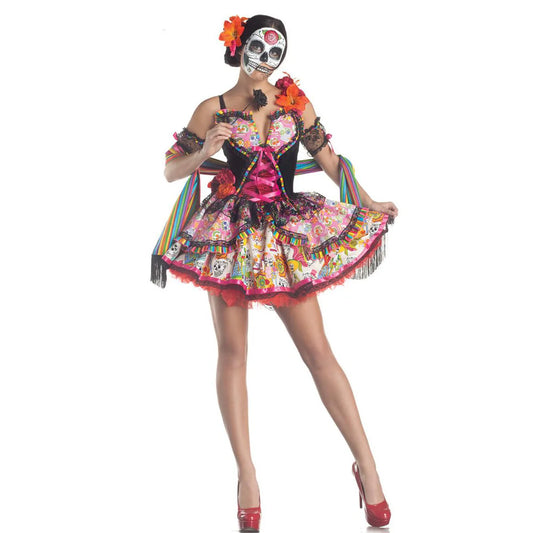 Halloween Ghost Day of the Dead Mexico Costume