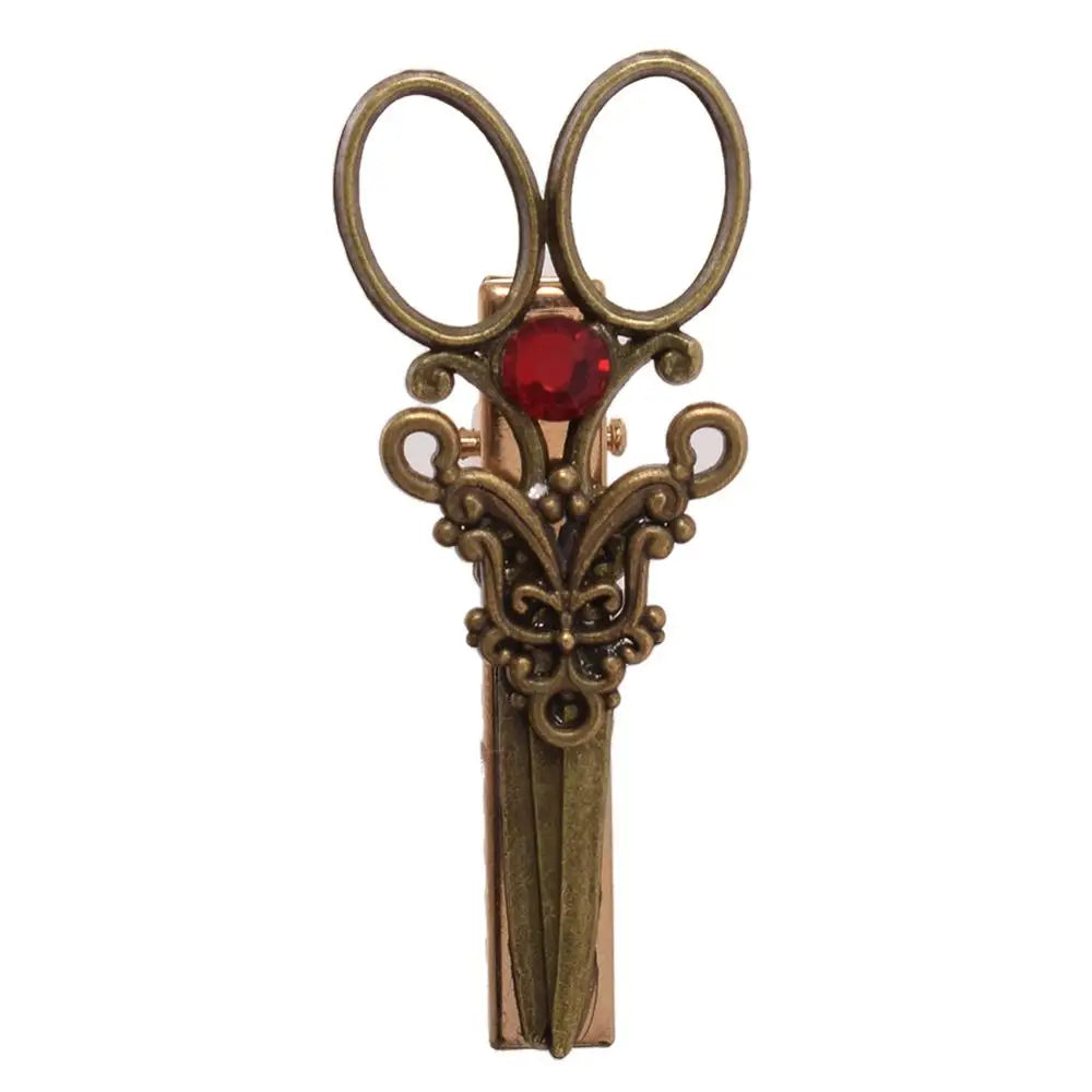 Fashion Vintage Steampunk Hair Clip Scissor Style Hairpins Slides Accessories