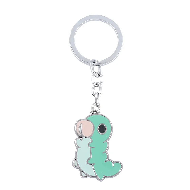 Hollow Knight Metal Characters Keychain The Knight Octopus Grub Hornet Pendant Key Chain Jewelry