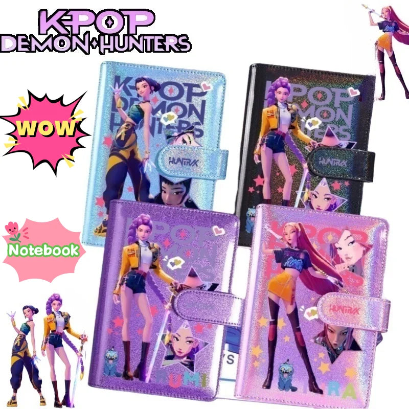 KPop Demon Hunters Rumi Mira Zoey Notebook Diary Journal Huntrix Gifts Merch