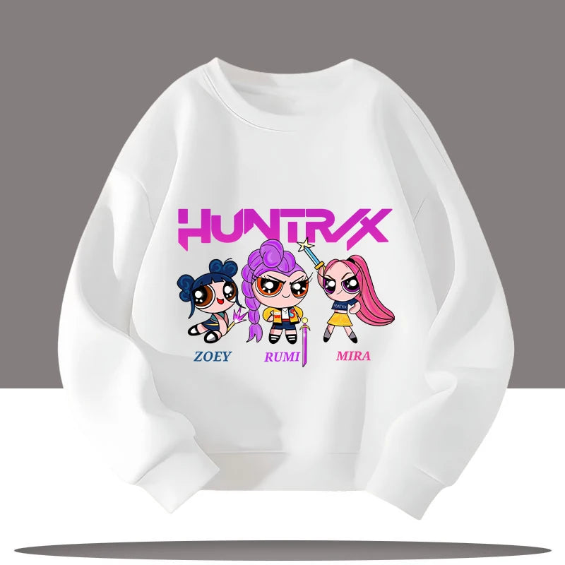 Kpop Demon Hunters 3-12 Year Old Jumper Top Sweater Sweatshirt Rumi Saja Boys K-pop