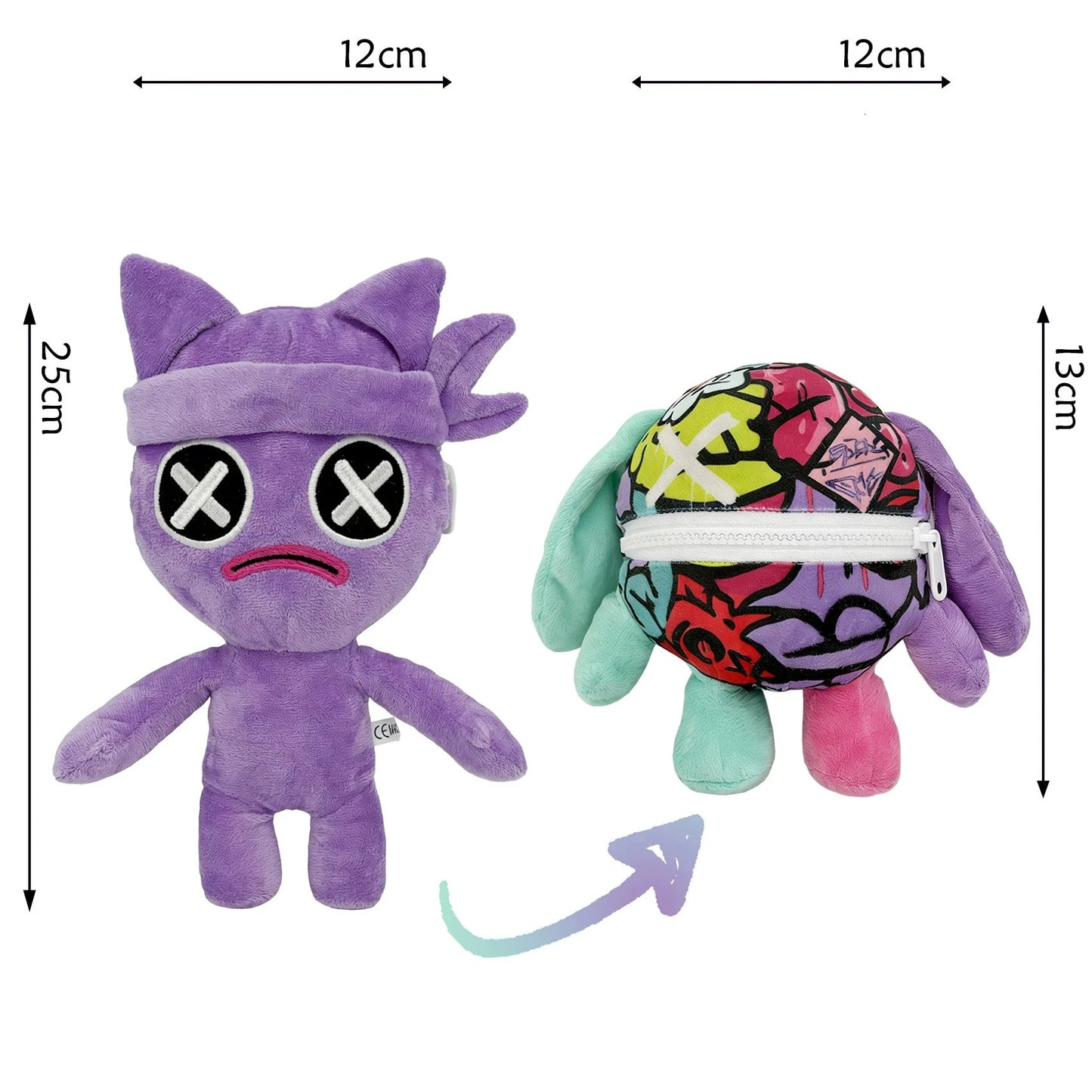 Wrongside Outimals Plush Poppy Playtime Chapter 5 Plushies Toys Chum Chompkins Lily Lovebraids Prototype