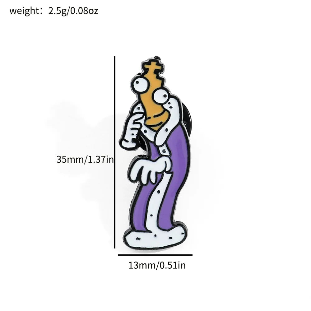 The Amazing Digital Circus Enamel Lapel Pin Badge Brooch TADC Pomni Jax Ragatha Accessories Jewellery