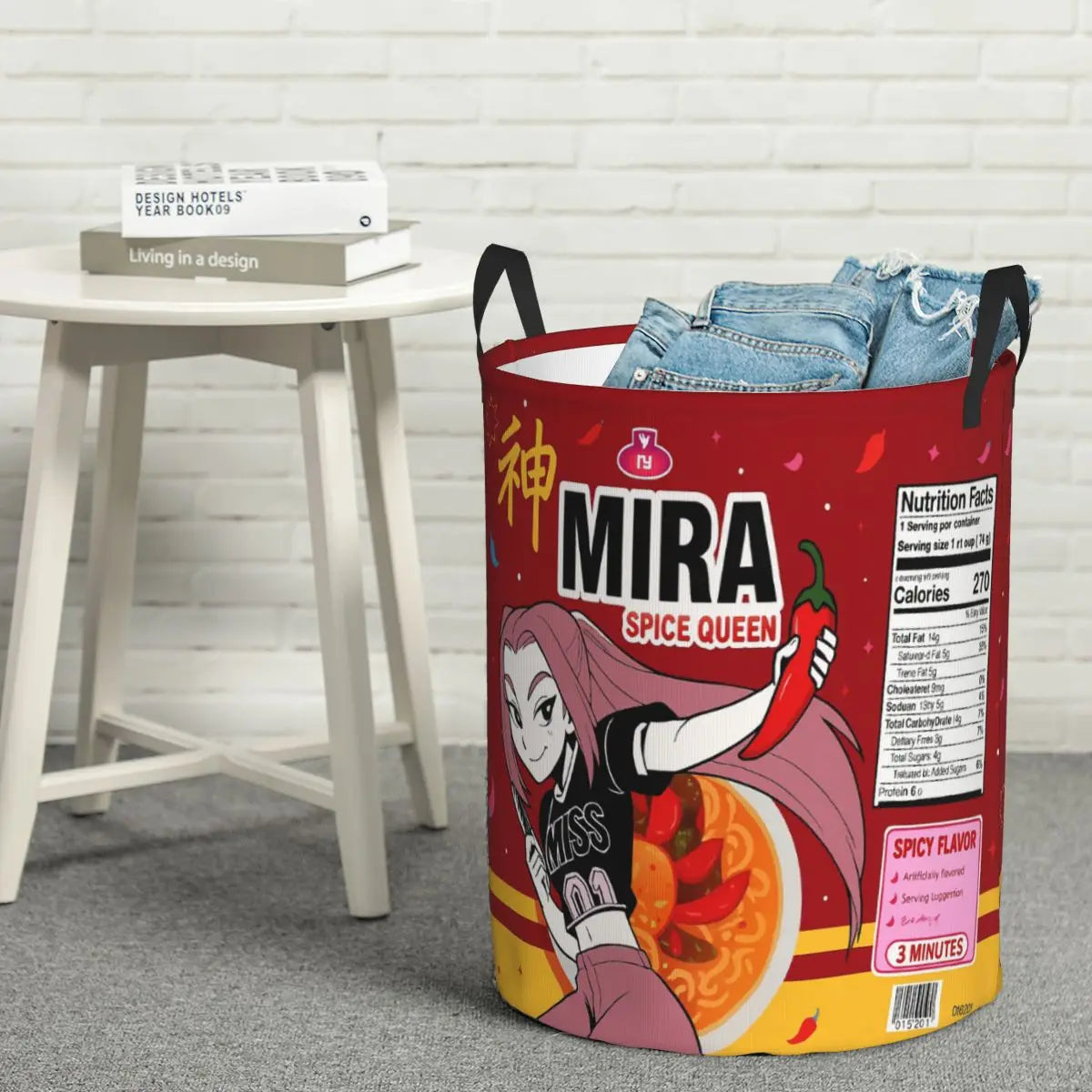 Kpop Demon Hunters Ramen Mira Merch Blanket Storage Basket Box Storage Bins K-pop Huntrix