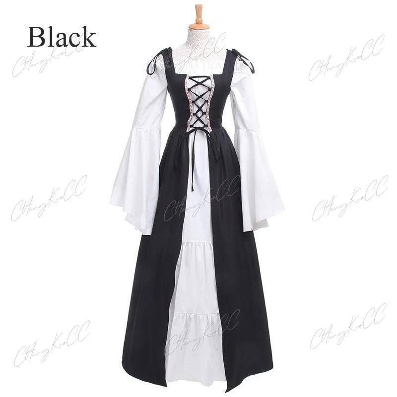Pagan Medieval Renaissance Historical Cosplay Long Dress