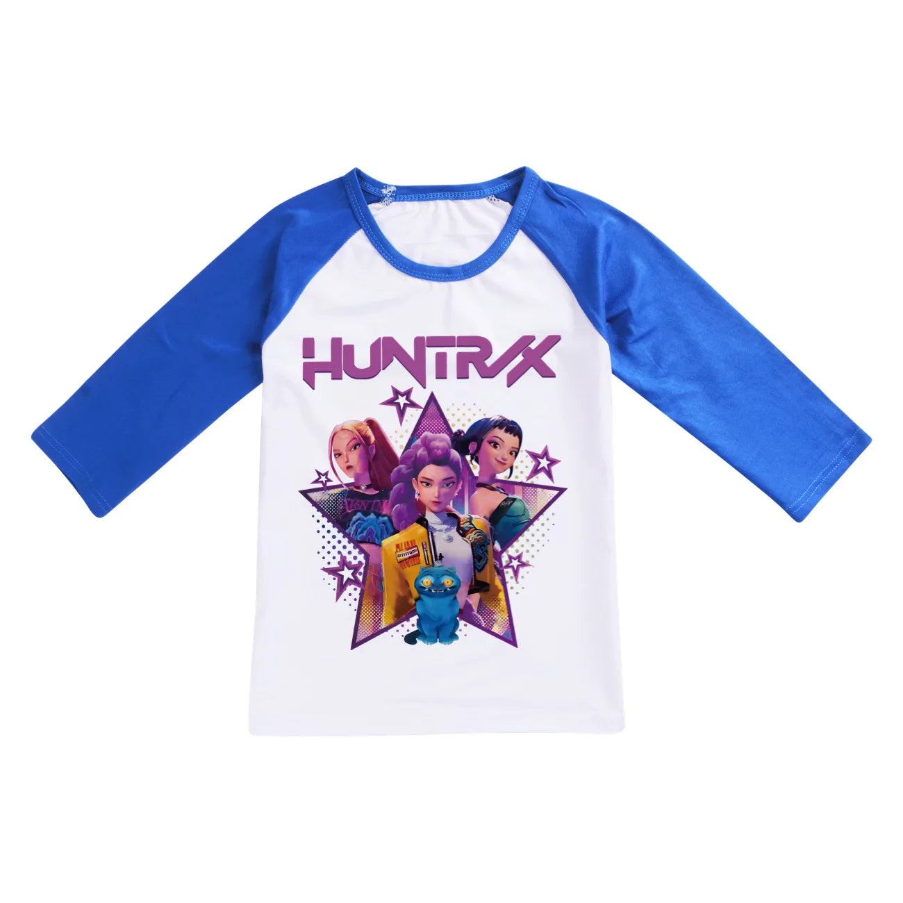KPop Demon Hunters Top Huntrix Long Sleeved T-Shirt Kids Clothes Rumi