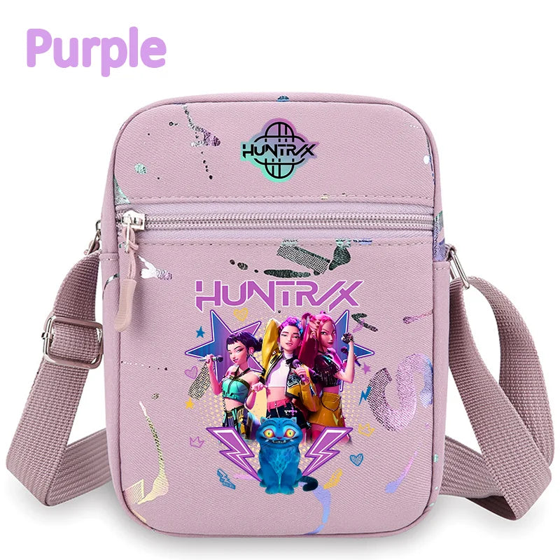 Kpop Demon Hunters Crossbody Bag HUNTRIX Backpack Rumi Pouch Bag
