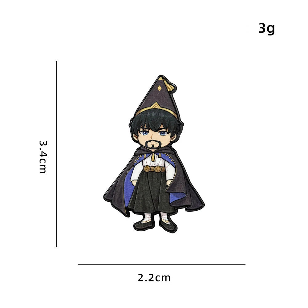 Witch Hat Atelier Enamel Pin Badges Anime Cosplay Coco Agott Tetia Richeh Qifrey Olruggio Pins Cute Brooches Friends Gifts