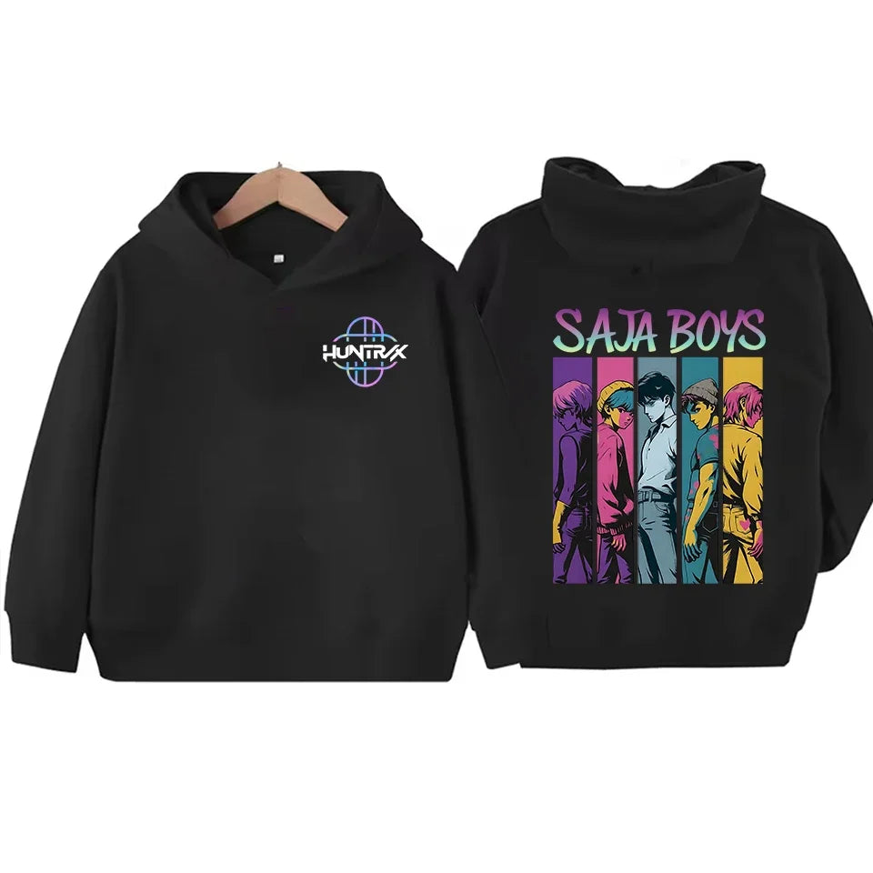 Saja Boys Derpy Tiger Hoodie Movie KPop Demon Hunters Huntrix Jumper Sweater