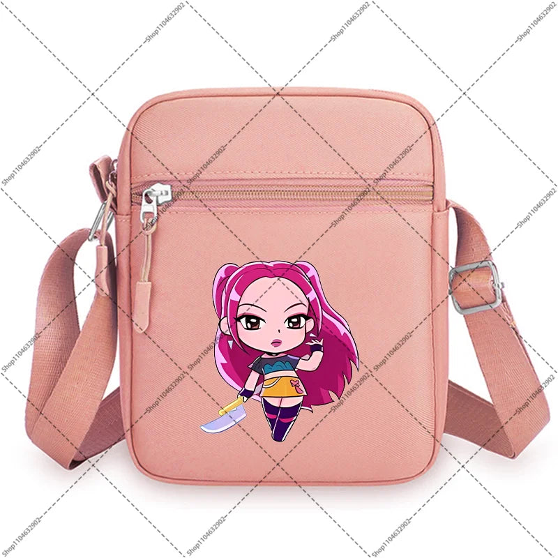 Kpop Demon Hunters Purse Crossbody Bags Shoulder Bag Huntrix Merch Gifts Hand Bag