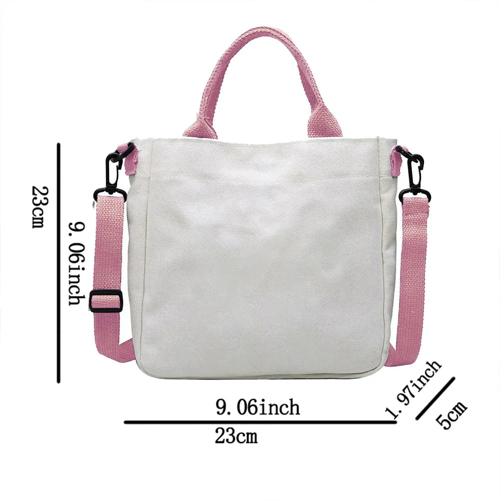 KPop Demon Hunters Crossbody Shoulder Bag Huntrix Tote Shopper Messenger Bag School Rumi K-pop