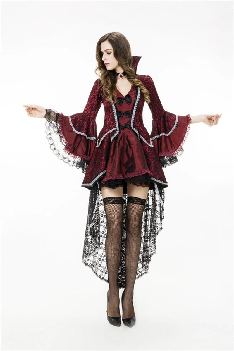 Bloody Beautiful Sexy Vampire Queen Costume Halloween