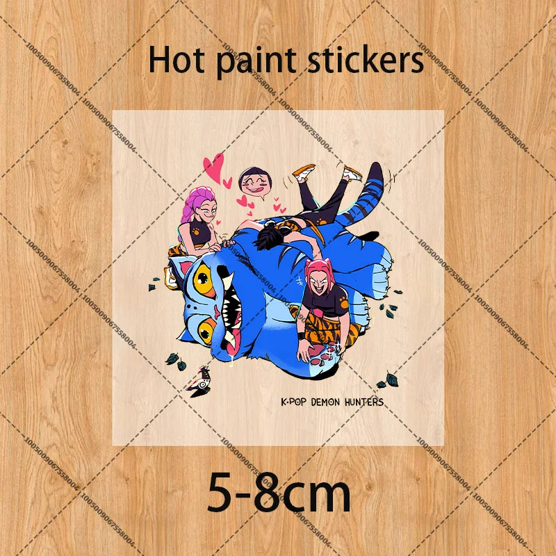 KPop Demon Hunters Huntrix Knit Cap Winter Beanie Knitted Hat Rumi Mira Zoey Merch Gifts