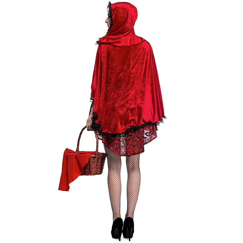 Sexy Little Red Riding Hood Adult Fancy Dress Costume