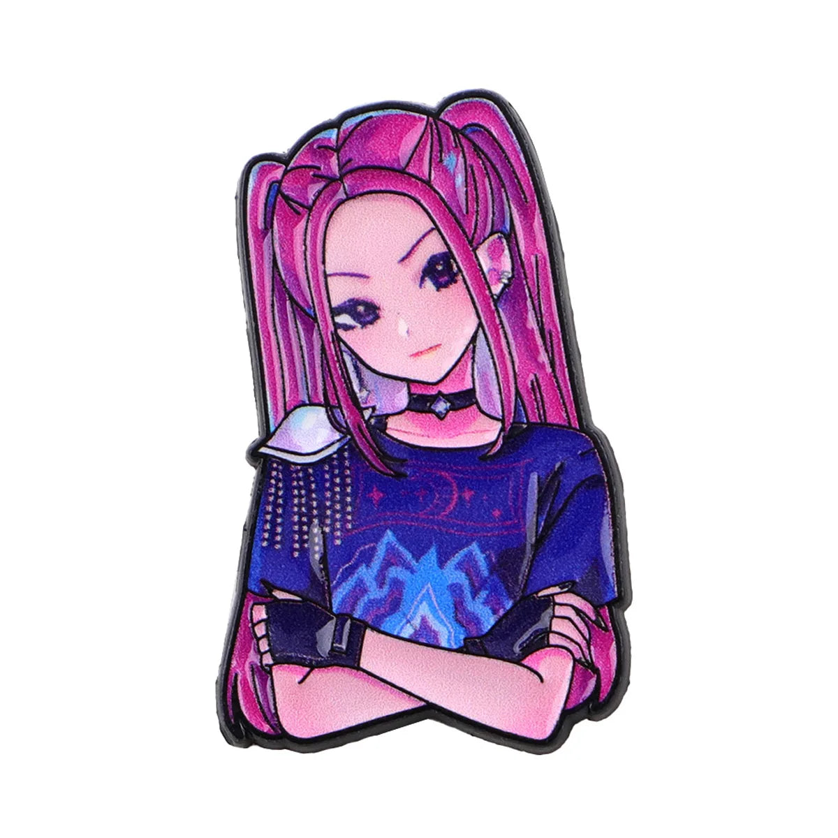 KPop Demon Hunters Enamel Pins K-POP Brooch Lapel Pin Badge Rumi Saja Boys Huntrix Gift Merch