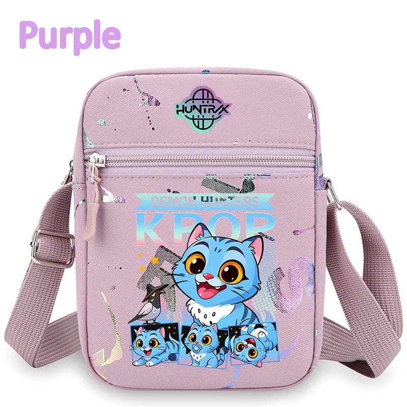 Kpop Demon Hunters Crossbody Bag HUNTRIX Backpack Rumi Pouch Bag