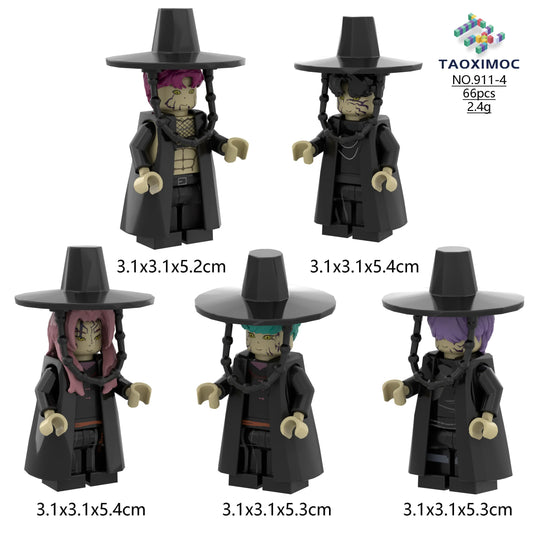 KPop Demon Hunters Doll Saja Boys Demon Lego Building Blocks Idol Toy Figures