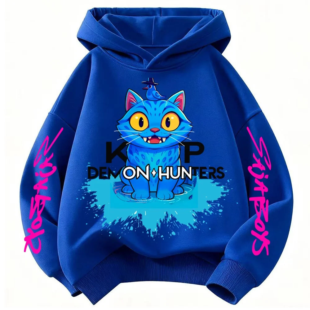 Derpy Tiger KPop Demon Hunters Hooded Sweatshirt K-pop Hoodie clothes jumper