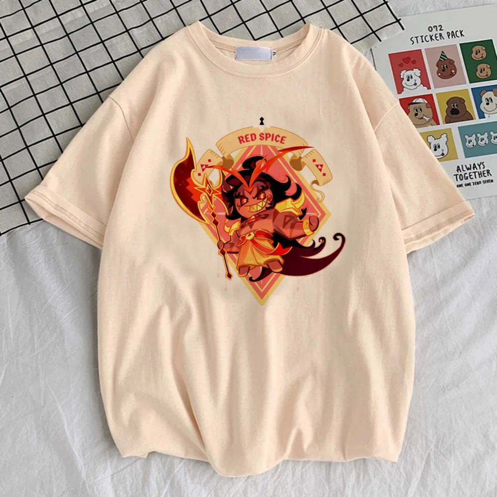 Shadow Milk Cookie Tshirt Cookie Run Kingdom Game T-Shirt Teen Adult