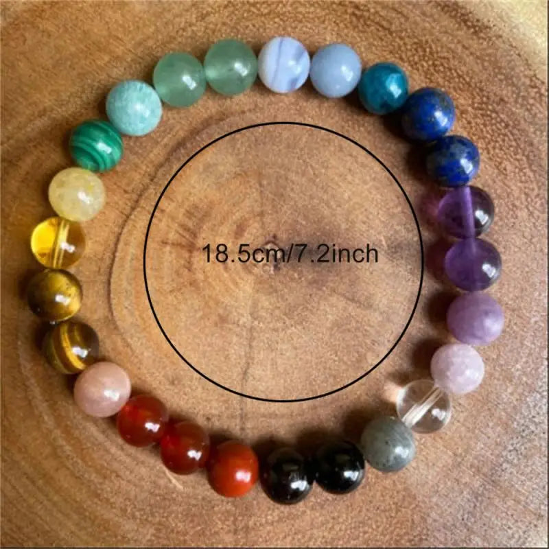7 Chakra Beads Bracelet Mindfulness and Healing Energy Crystals Jewellery